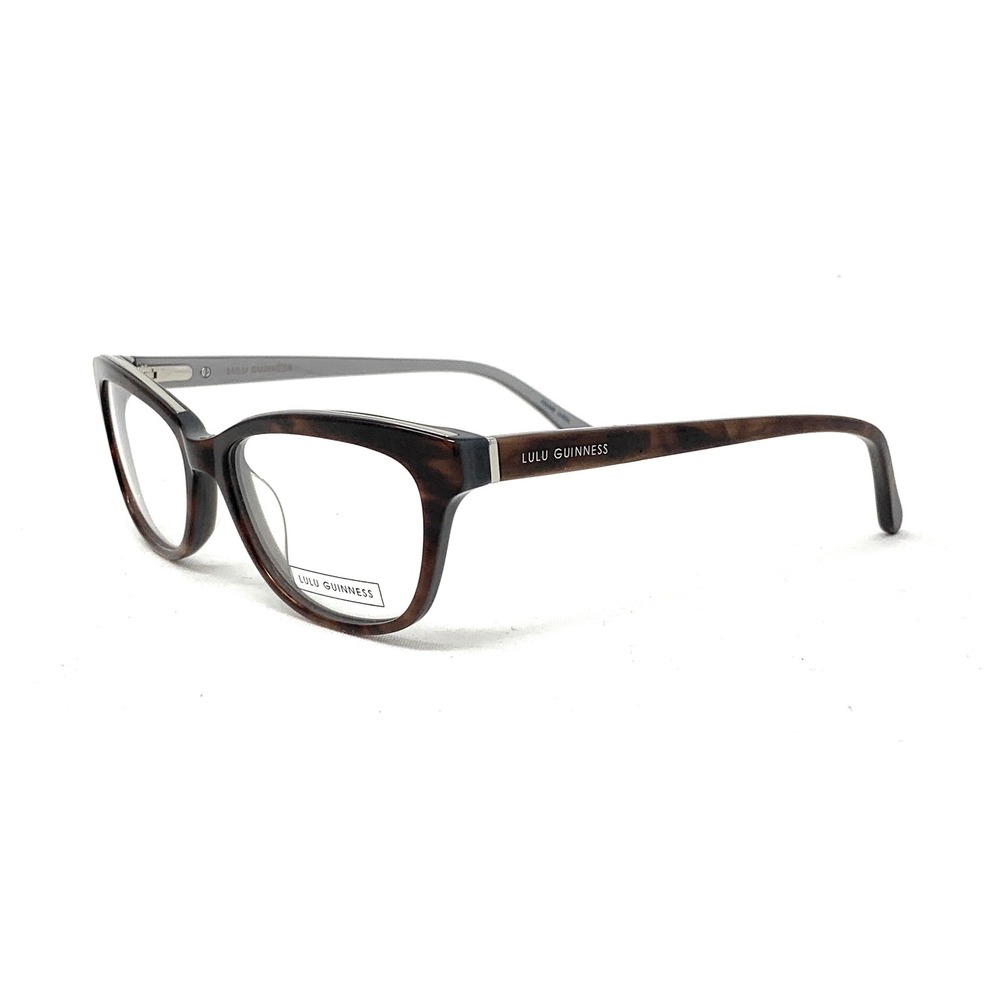 New Authentic LULU GUINNESS Women's Eyeglasses L910 TOR Tortoise Brown 53mm